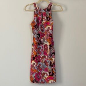 Jude Connally Paisley Dress - Pink Multi
